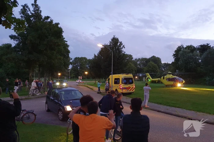Veel bekijks bij inzet traumahelikopter