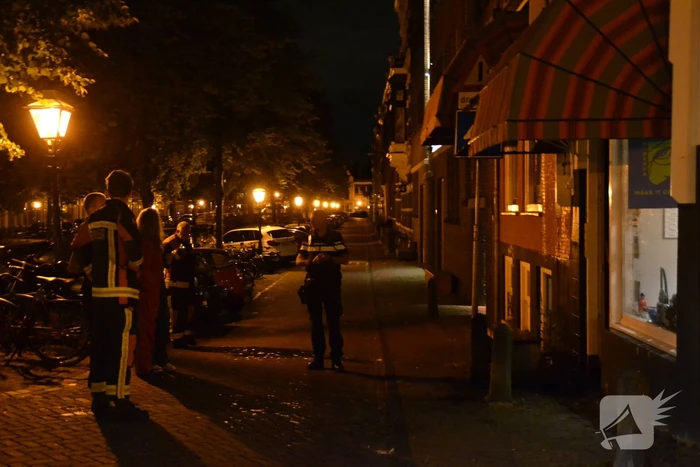 Deel zonnescherm afgebrand