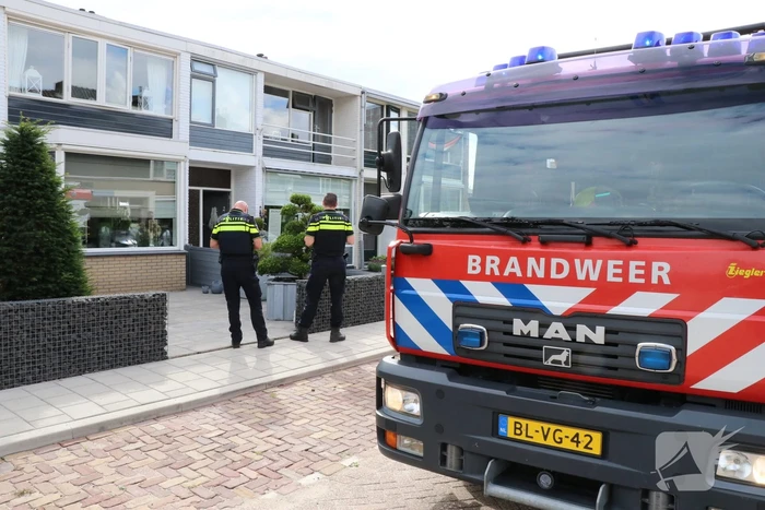 Woning ontruimd vanwege brand in keuken