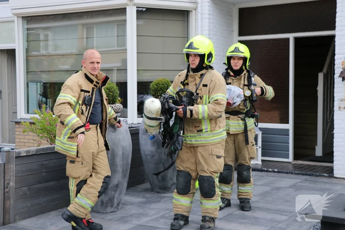 Woning ontruimd vanwege brand in keuken