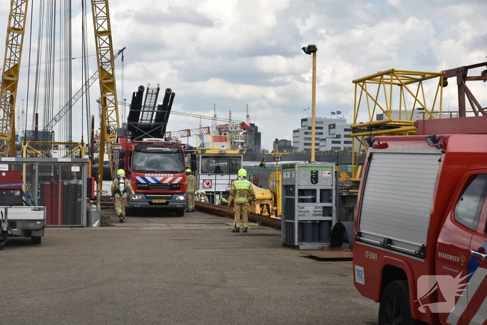 Brand in machinekamer van boot