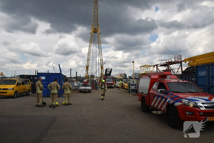Brand in machinekamer van boot