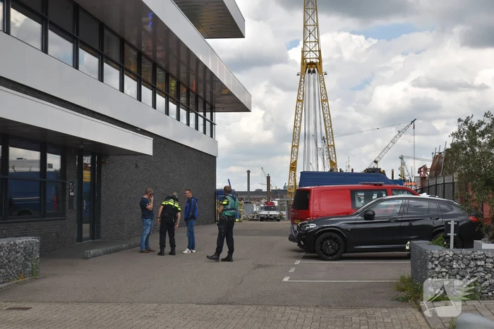 Brand in machinekamer van boot