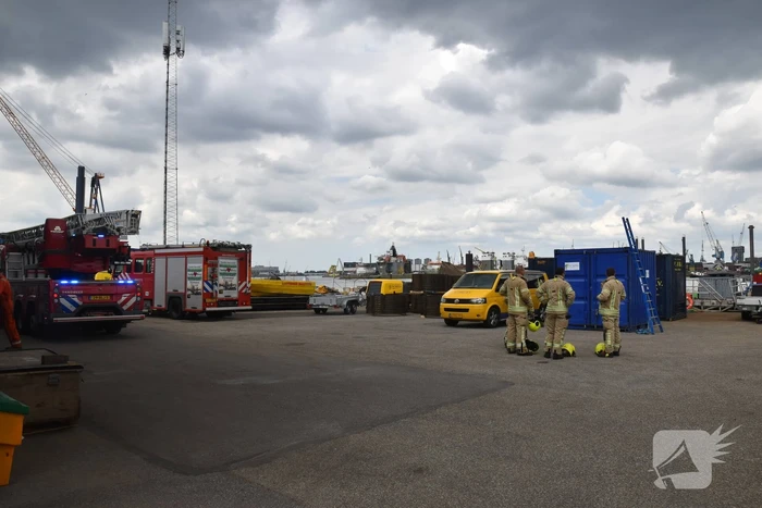 Brand in machinekamer van boot