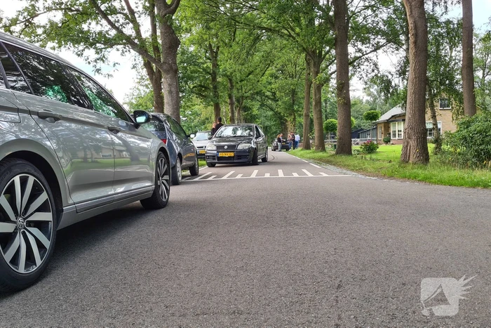 Dure Tesla beschadigd na botsing