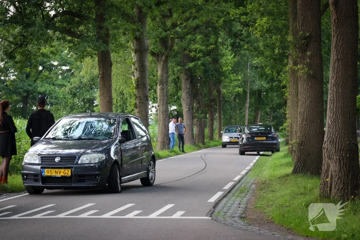 Dure Tesla beschadigd na botsing