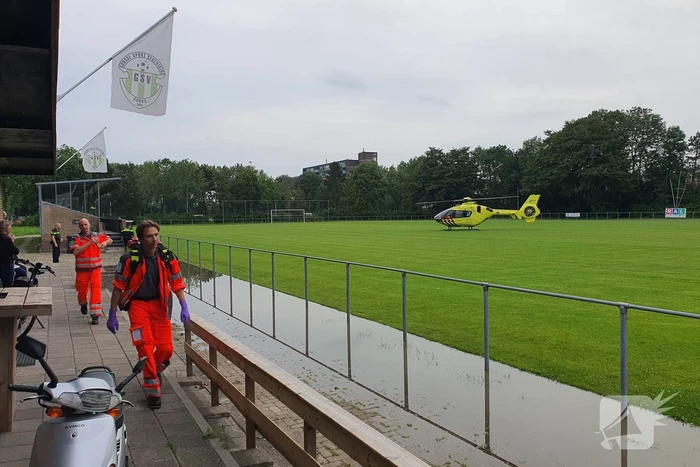 Traumahelikopter landt voor incident