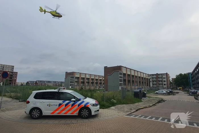 Traumahelikopter landt voor incident