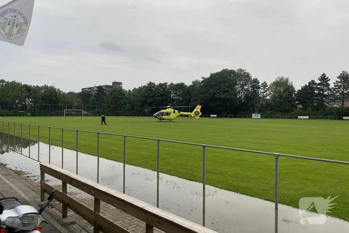 Traumahelikopter landt voor incident