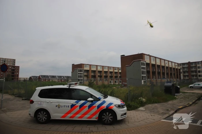 Traumahelikopter landt voor incident