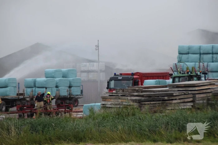 Opnieuw brand is schuur met hooibalen