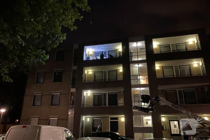 Grote politiemacht op de been in Goverwelle, verdachte aangehouden
