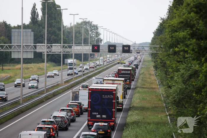 Lange files na ongeval op A1