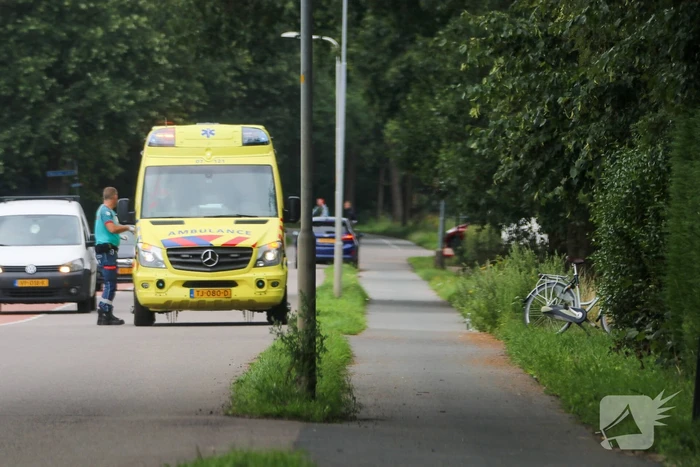 Man op fiets gewond na val tijdens afdaling