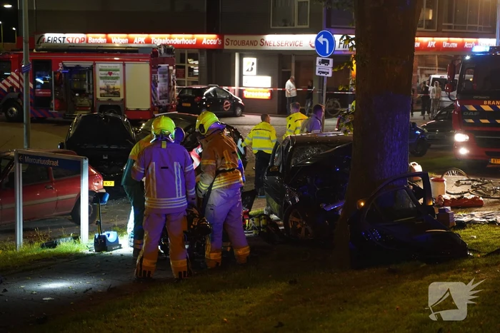 Drie zwaargewonden na ernstig ongeval