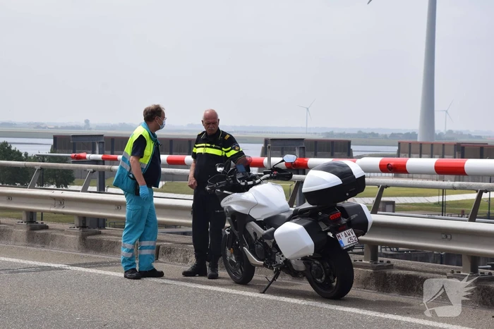 Gewonde bij ongeval met motor op Philipsdam