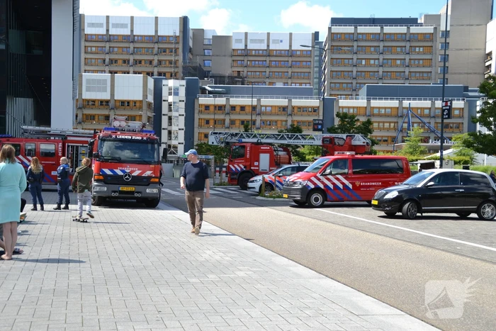 Brand in meterkast van kantoorpand Level