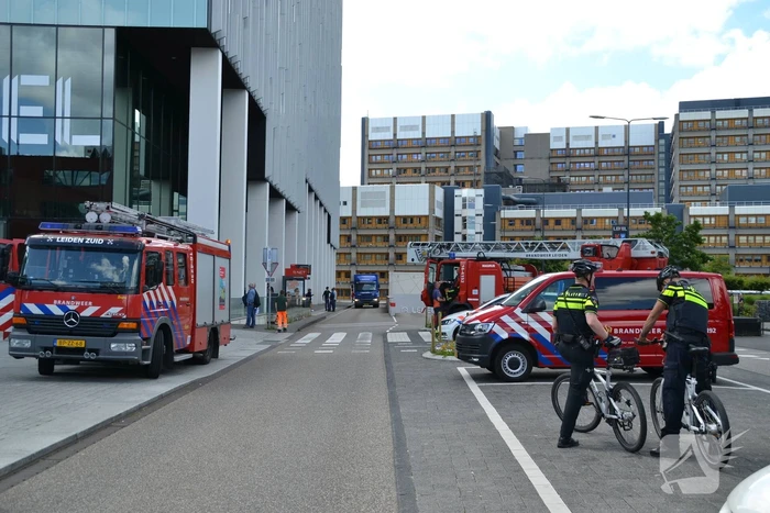 Brand in meterkast van kantoorpand Level
