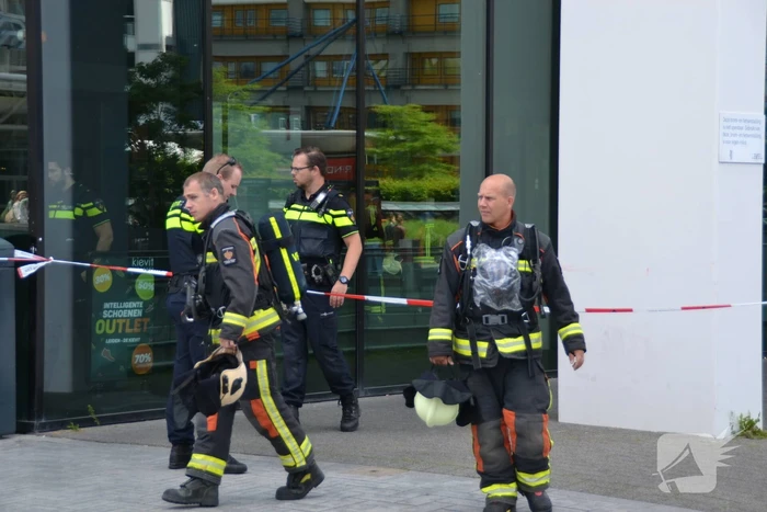 Brand in meterkast van kantoorpand Level