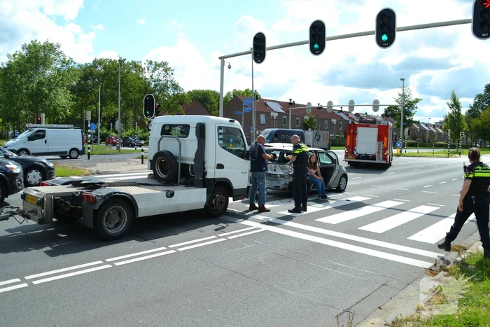 Gewonde bij kop-staartbotsing