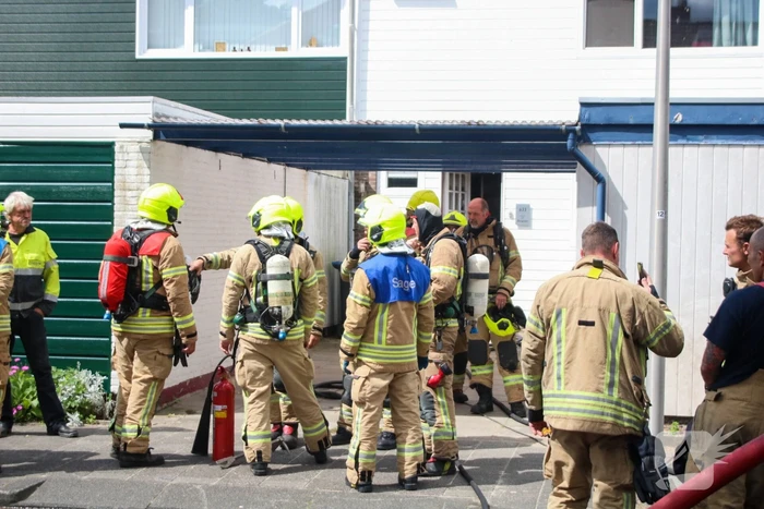Uitslaande brand in tussenwoning