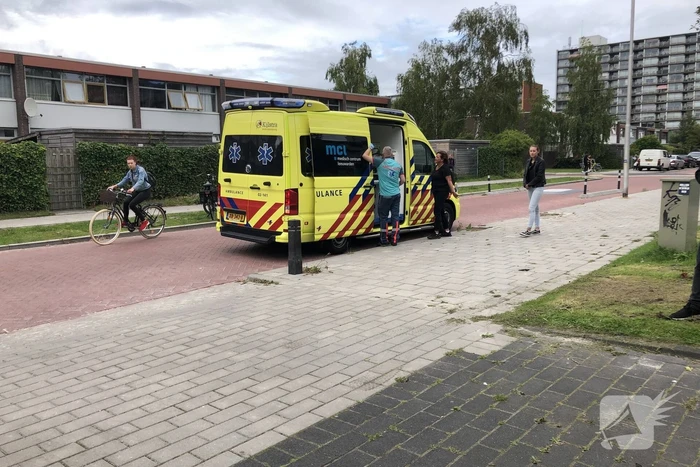 Aanrijding tussen fietser en auto