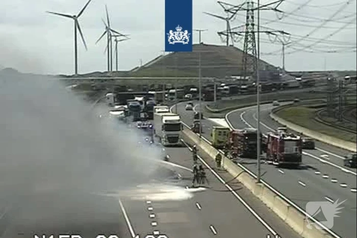 ongeval europaweg - n15 maasvlakte rotterdam