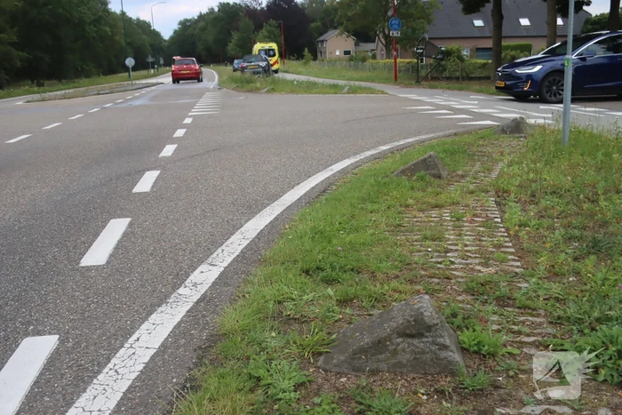 Brommobiel slaat over de kop