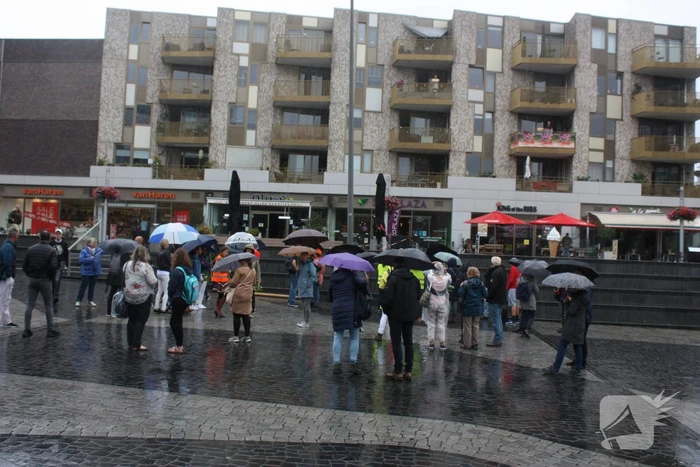 Demonstratie tegen spoedwet en anderhalve meter samenleving