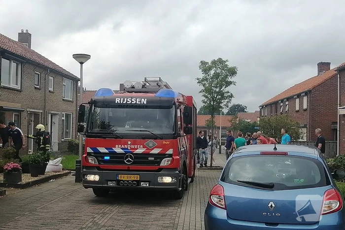 Brand in schuur van woning
