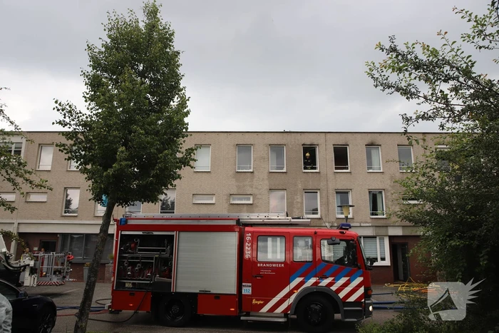Flinke brand bij woning