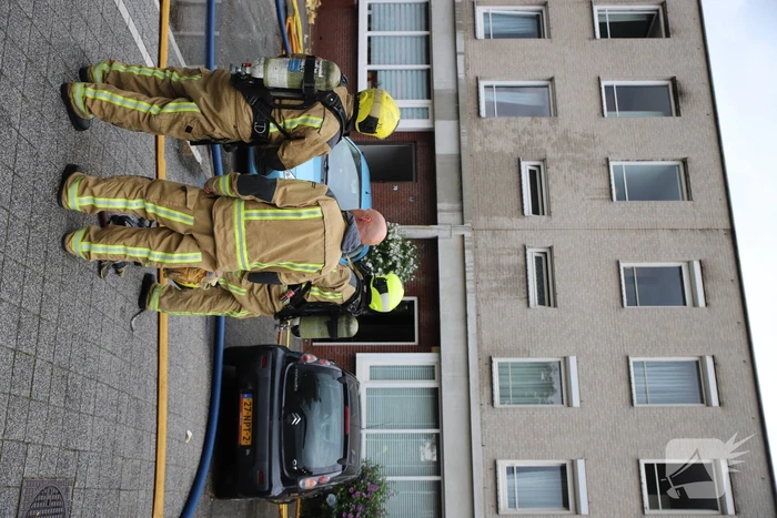 Flinke brand bij woning