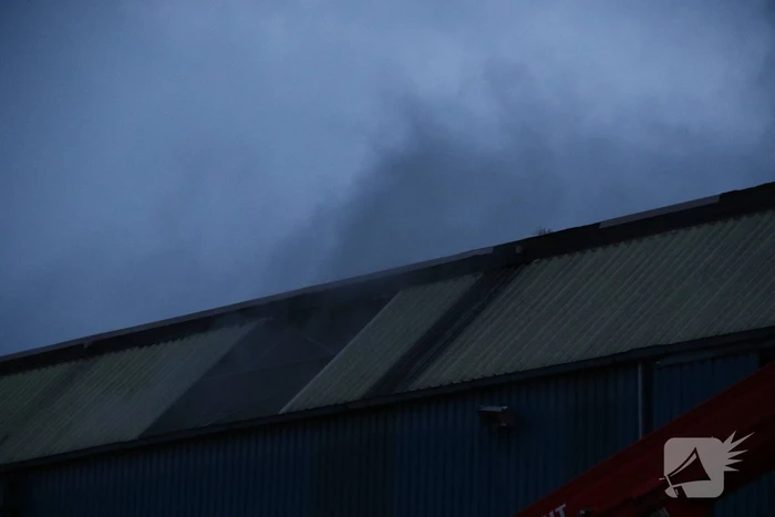 Brand in leegstaande loods