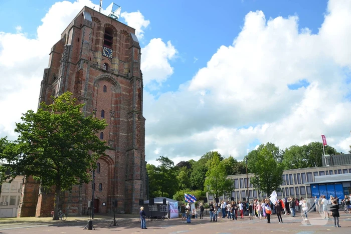Kleine demonstratie tegen covid-19 maatregelen