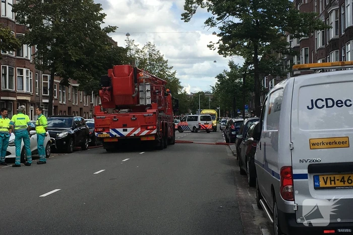 Veel rook bij woningbrand