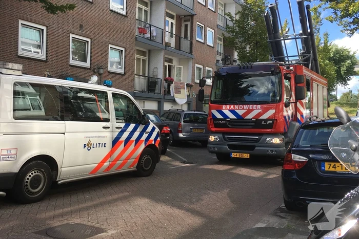 Bewoner heeft last van water op balkon