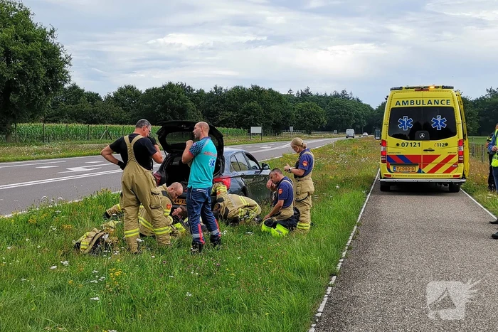 Twee auto's beschadigd bij aanrijding