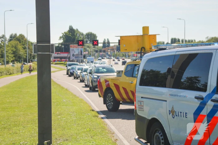 Veel schade bij kop-staartbotsing