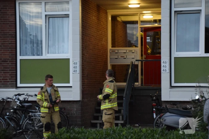 Portiekflat ontruimd na gaslucht in meterkast