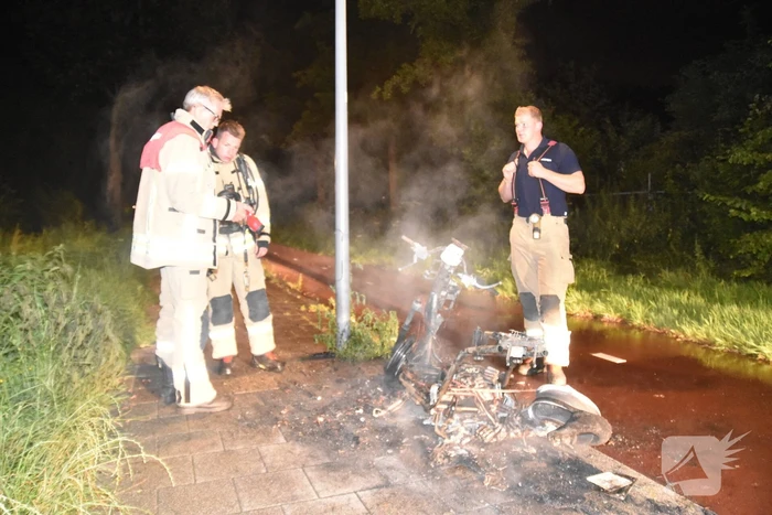 Felyx snorscooter verwoest door brand