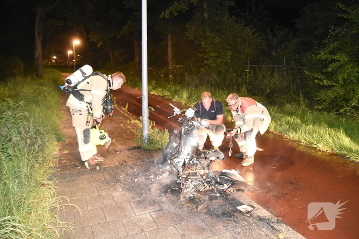 Felyx snorscooter verwoest door brand