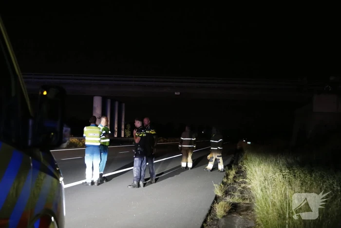 Motorrijder op de vlucht na eenzijdig ongeval