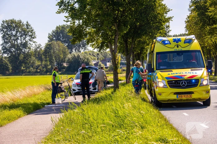 Traumahelikopter ingezet voor gevallen fietsster