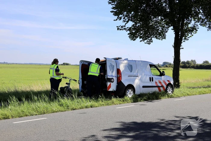 Traumahelikopter ingezet voor gevallen fietsster