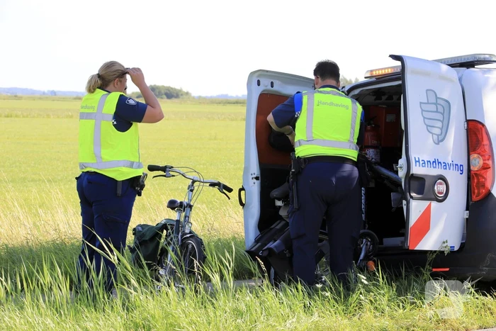 Traumahelikopter ingezet voor gevallen fietsster