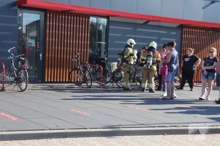 Brand in frituurpan bij KFC