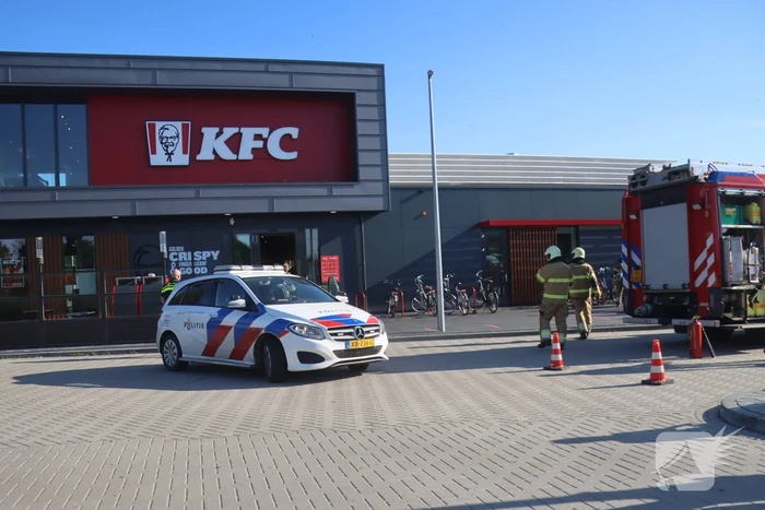 Brand in frituurpan bij KFC