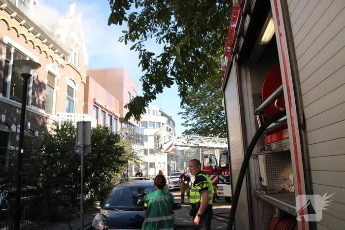 Brand op bovenverdieping woning