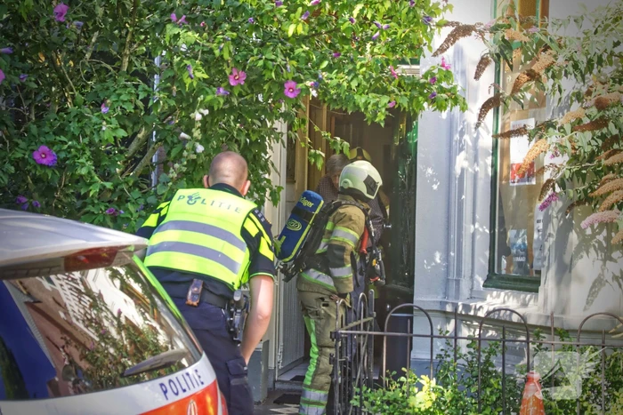 Brand op bovenverdieping woning