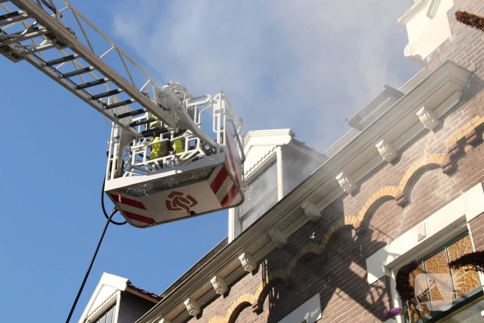 Brand op bovenverdieping woning
